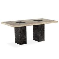 barletta 220cm marble dining table