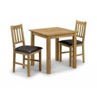 banbury oak kitchen table with 2 chairs