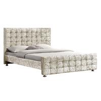 baratheon velvet bed frame oyster double