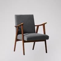 Bailey Armchair in Maritime Grey