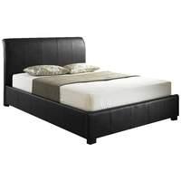 Bariloche Leather Bed Frame Non Ottoman 50 BRN