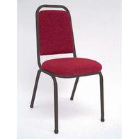 banqueting chair square fram black frame burgundy uplhost pack of 4