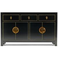 Baumhaus The Nine Schools Qing Black and Gilt Sideboard - Large