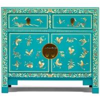 Baumhaus The Nine Schools Oriental Decorated Blue Sideboard - Small