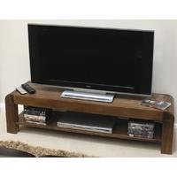 Baumhaus Shiro Walnut Low TV Cabinet