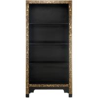 Baumhaus The Nine Schools Oriental Decorated Black Bookcase - Large