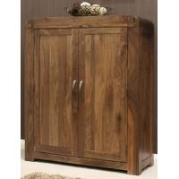 Baumhaus Shiro Walnut Shoe Cupboard