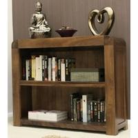 baumhaus shiro walnut low bookcase