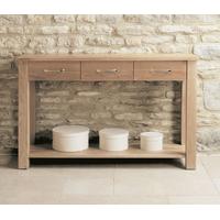 Baumhaus Mobel Oak Console Table