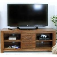 Baumhaus Mayan Walnut TV Unit - Widescreen