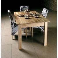 Baumhaus Mobel Oak 150cm Dining Set with 6 Upholstered Chairs