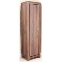 baumhaus mayan walnut shoe cupboard tall