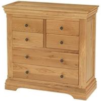 Bayonne Oak 4+2 Chest of Drawer