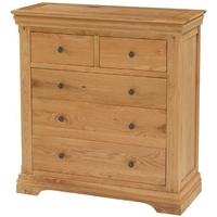 Bayonne Oak 2+3 Chest of Drawer