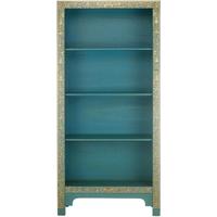 Baumhaus The Nine Schools Oriental Decorated Blue Bookcase - Large