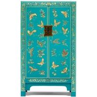 Baumhaus The Nine Schools Oriental Decorated Blue Cabinet - Medium