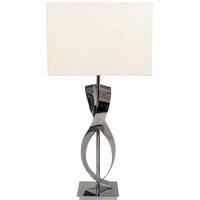 Bali Chrome Twist Table Lamp