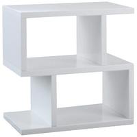 Balance White Storage Side Table