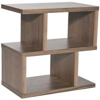 Balance Walnut Storage Side Table