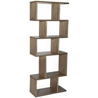 balance walnut storage alcove shelving unit