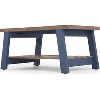 Bala Coffee Table, Solid Wood and Blue