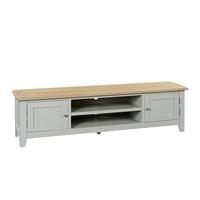 Banbury Grey Low Wide TV Unit - up to 80\