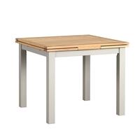 banbury grey 90 155cm square ext dining table