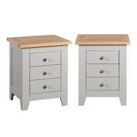 Banbury Grey Bedside Set