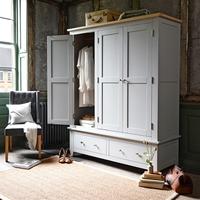 Banbury Grey Triple Wardrobe