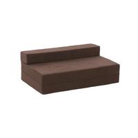 Baltic Lyon Faux Suede Double Chairbed Chocolate