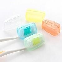 Bathroom Gadgets, 5 PCS Family Candy-colored Bacteria Travel Toothbrush(Random Color)