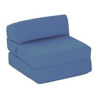 Baltic Mia Drill Single Chairbed Mid Blue