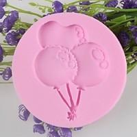Balloon Shaped Fondant Cake Chocolate Silicone Mold, Decoration Tools Bakeware