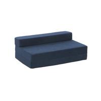 Baltic Lyon Faux Suede Double Chairbed Navy