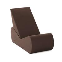 Baltic Faux Suede Kiss and Tell Chair Chocolate