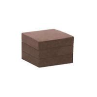 Baltic Faux Suede Foam Cube Chocolate