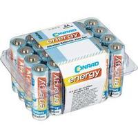 Battery set Alkali-manganese Conrad energy AA 24 pack 1.5 V 24 pc(s)