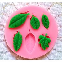 Bakeware Silicone Leaf Baking Molds for Fondant Candy Chocolate Cake