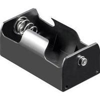 Battery tray 1 D Stud and socket (L x W x H) 69 x 37 x 27.5 mm Goobay 11450