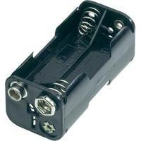 Battery tray 4 AAA Stud and socket (L x W x H) 54.5 x 26 x 24.5 mm Goobay 11990