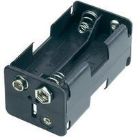 Battery tray 4 AA Stud and socket (L x W x H) 61.5 x 30 x 31.5 mm Goobay 12466