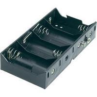 Battery tray 4 D Stud and socket (L x W x H) 142 x 73 x 31 mm Goobay 10880