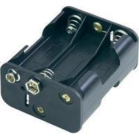 Battery tray 6 AA Stud and socket (L x W x H) 58 x 28 x 47 mm Goobay 12469