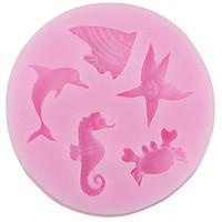 Bakeware Silicone Dolphin Baking Molds for Fondant Candy Chocolate Cake