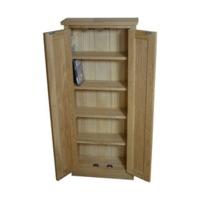 Baumhaus ltd Mobel Oak DVD Storage Cupboard (COR17B)