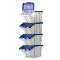 Barton Storage Barton Topstore Multi-Functional Containers with Blue Lids