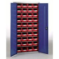 Barton Storage Barton Topstore Container Cabinet with 40 x TC3 Red Containers