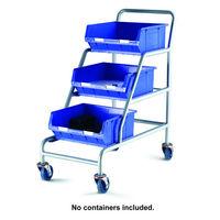 barton storage topstore act unbraked angled container trolley