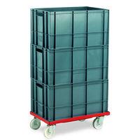 Barton Storage Barton Storage 88880-01PP/6432 Euro Container Dolly With 3 x 60ltr Containers
