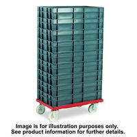 barton storage barton storage 88880 01pp6417 euro container dolly with ...